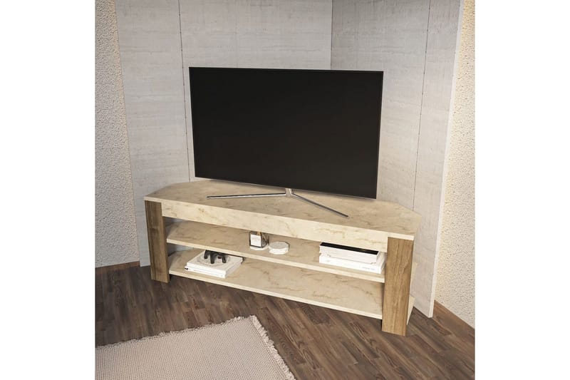 Bralyn Tv-bänk 120 cm - Vit/Ek - Möbler - Vardagsrum - Tv-möbler & mediamöbler - Tv-bänkar