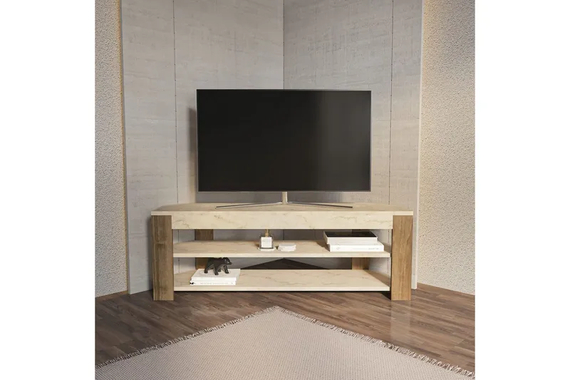 Bralyn Tv-bänk 120 cm - Vit/Ek - Möbler - Vardagsrum - Tv-möbler & mediamöbler - Tv-bänkar