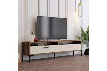 Brutorp Tv-bänk 180 cm - Valnöt/Cream - Möbler - Vardagsrum - Tv-möbler & mediamöbler - Tv-bänkar