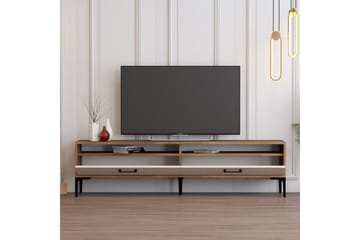 Brutorp Tv-bänk 180 cm - Valnöt/Cream - Möbler - Vardagsrum - Tv-möbler & mediamöbler - Tv-bänkar