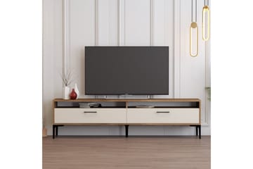 Brutorp Tv-bänk 180 cm - Valnöt/Cream - Möbler - Vardagsrum - Tv-möbler & mediamöbler - Tv-bänkar