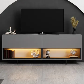 Cielieucel TV-bänk 180 cm - Antracit - Möbler - Vardagsrum - Tv-möbler & mediamöbler - Tv-bänkar
