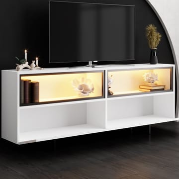 Cielieucel TV-bänk 180 cm - Vit - Möbler - Vardagsrum - Tv-möbler & mediamöbler - Tv-bänkar