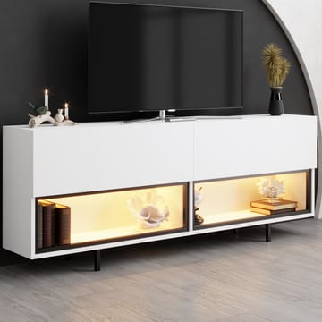 Cielieucel TV-bänk 180 cm - Vit - Möbler - Vardagsrum - Tv-möbler & mediamöbler - Tv-bänkar