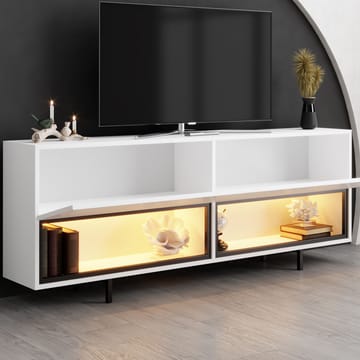 Cielieucel TV-bänk 180 cm - Vit - Möbler - Vardagsrum - Tv-möbler & mediamöbler - Tv-bänkar
