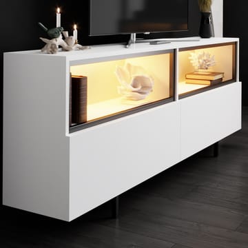 Cielieucel TV-bänk 180 cm - Vit - Möbler - Vardagsrum - Tv-möbler & mediamöbler - Tv-bänkar
