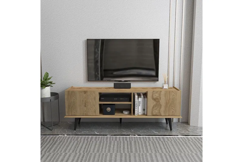 Corvo Tv-bänk 154,4 cm - Ek - Möbler - Vardagsrum - Tv-möbler & mediamöbler - Tv-bänkar
