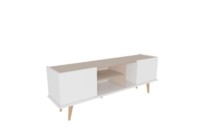Corvo Tv-bänk 154,4 cm - Vit/Beige - Möbler - Vardagsrum - Tv-möbler & mediamöbler - Tv-bänkar