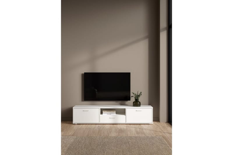 Cristian Tv-stativ 38 cm - Vit - Möbler - Vardagsrum - Tv-möbler & mediamöbler - Tv-väggfästen & mediastativ - Tv stativ & väggfästen