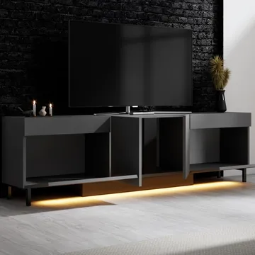 Djarhint TV-bänk 180 cm - Antracit - Möbler - Vardagsrum - Tv-möbler & mediamöbler - Tv-bänkar