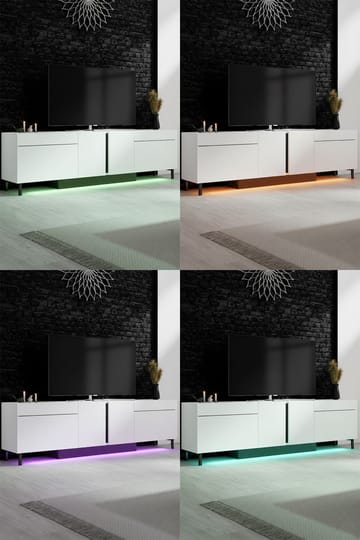 Djarhint TV-bänk 180 cm - Vit - Möbler - Vardagsrum - Tv-möbler & mediamöbler - Tv-bänkar