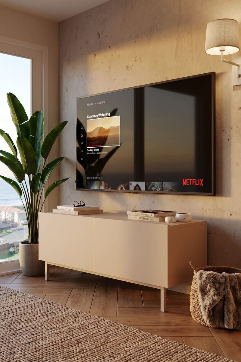 Dorel TV-bänk 120x47,3x36,8 cm - Sand - Möbler - Vardagsrum - Tv-möbler & mediamöbler - Tv-väggfästen & mediastativ - Tv stativ & väggfästen