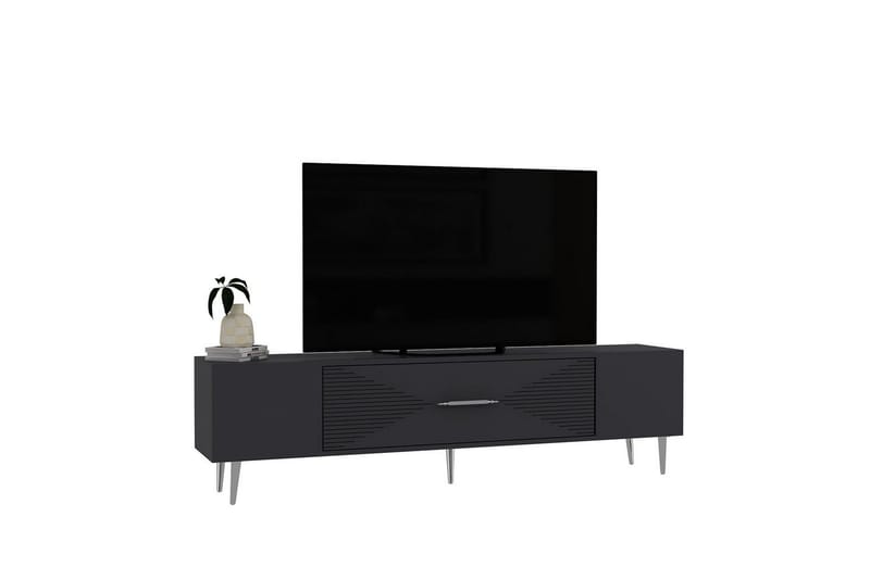 Drova Tv-bänk 150 cm - Antracit/Silver - Möbler - Vardagsrum - Tv-möbler & mediamöbler - Tv-bänkar