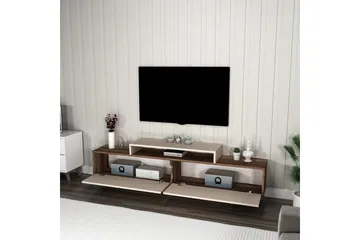 Durros Tv-bänk 180 cm - Valnöt/Beige - Möbler - Vardagsrum - Tv-möbler & mediamöbler - Tv-bänkar