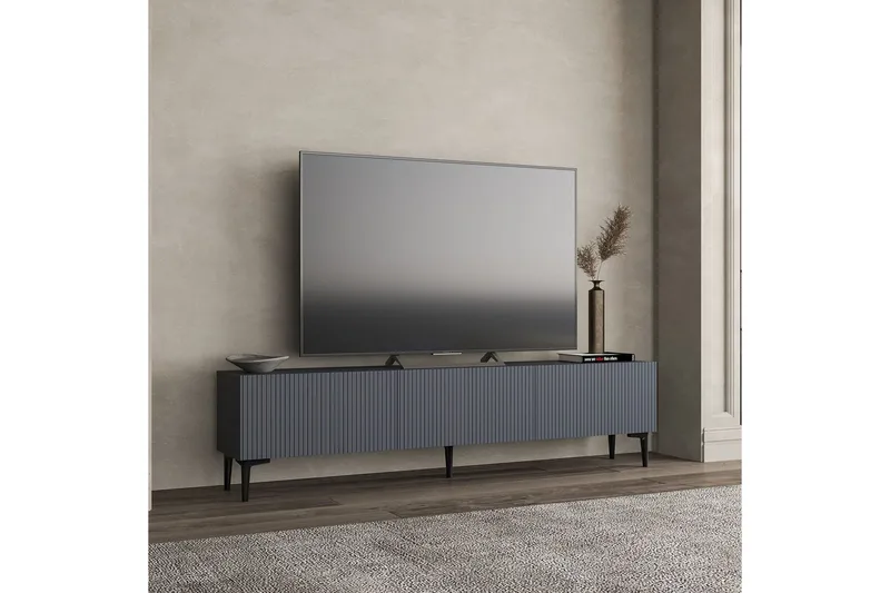Elith Tv-bänk 180 cm - Antracit - Möbler - Vardagsrum - Tv-möbler & mediamöbler - Tv-bänkar