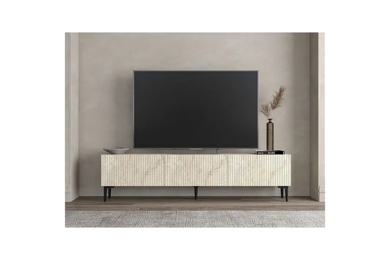 Elith Tv-bänk 180 cm - Travertine - Möbler - Vardagsrum - Tv-möbler & mediamöbler - Tv-bänkar