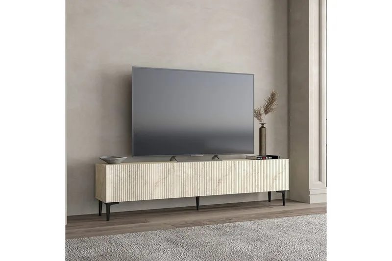 Elith Tv-bänk 180 cm - Travertine - Möbler - Vardagsrum - Tv-möbler & mediamöbler - Tv-bänkar