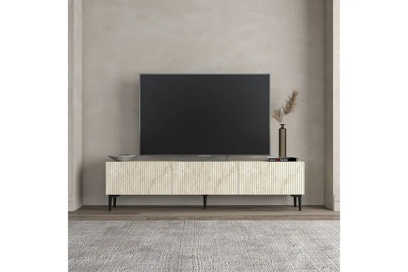 Elith Tv-bänk 180 cm - Travertine - Möbler - Vardagsrum - Tv-möbler & mediamöbler - Tv-bänkar