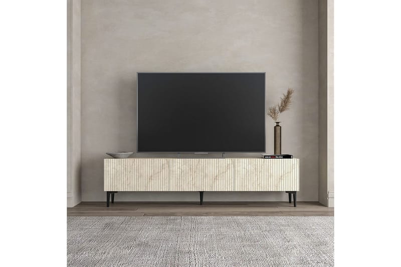 Elith Tv-bänk 180 cm - Travertine - Möbler - Vardagsrum - Tv-möbler & mediamöbler - Tv-bänkar