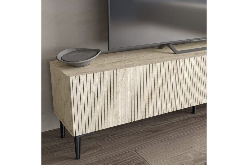 Elith Tv-bänk 180 cm - Travertine - Möbler - Vardagsrum - Tv-möbler & mediamöbler - Tv-bänkar
