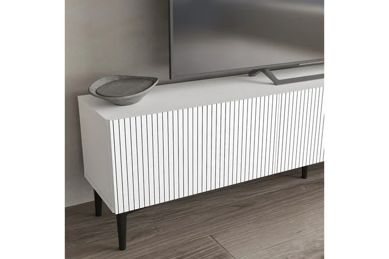 Elith Tv-bänk 180 cm - Vit - Möbler - Vardagsrum - Tv-möbler & mediamöbler - Tv-bänkar