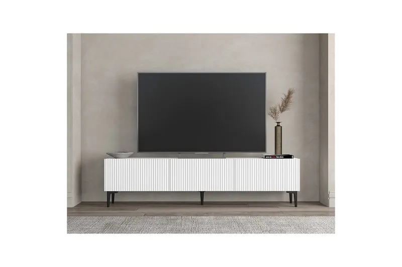 Elith Tv-bänk 180 cm - Vit - Möbler - Vardagsrum - Tv-möbler & mediamöbler - Tv-bänkar