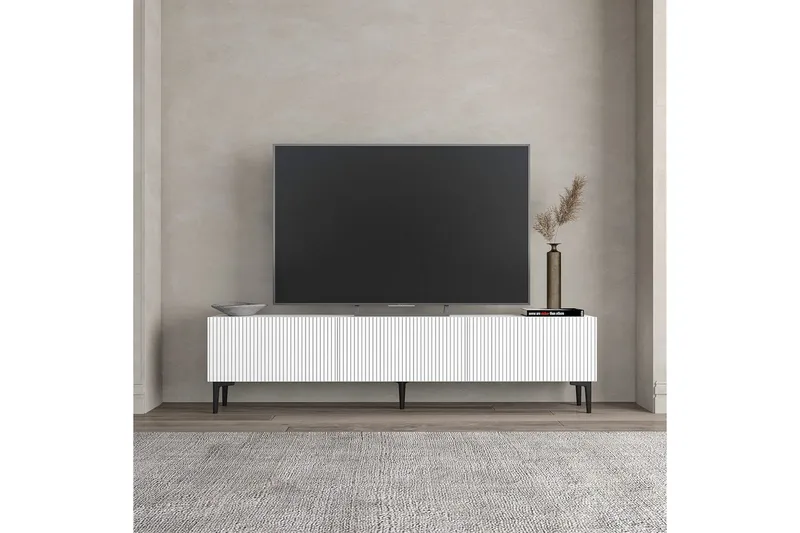 Elith Tv-bänk 180 cm - Vit - Möbler - Vardagsrum - Tv-möbler & mediamöbler - Tv-bänkar
