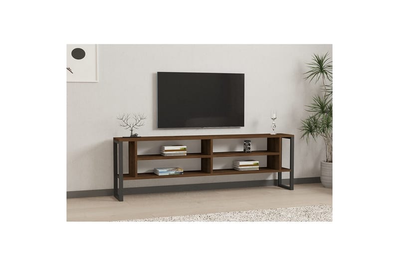 Elvorn Tv-bänk 160 cm - Valnöt - Möbler - Vardagsrum - Tv-möbler & mediamöbler - Tv-bänkar