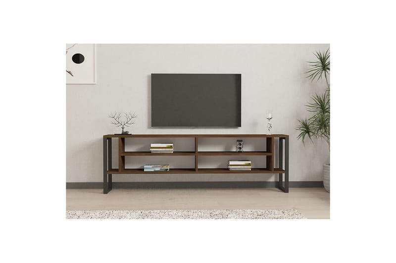 Elvorn Tv-bänk 160 cm - Valnöt - Möbler - Vardagsrum - Tv-möbler & mediamöbler - Tv-bänkar