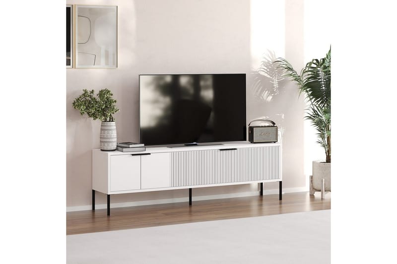Hew Tv-bänk 150 cm - Vit - Möbler - Vardagsrum - Tv-möbler & mediamöbler - Tv-bänkar