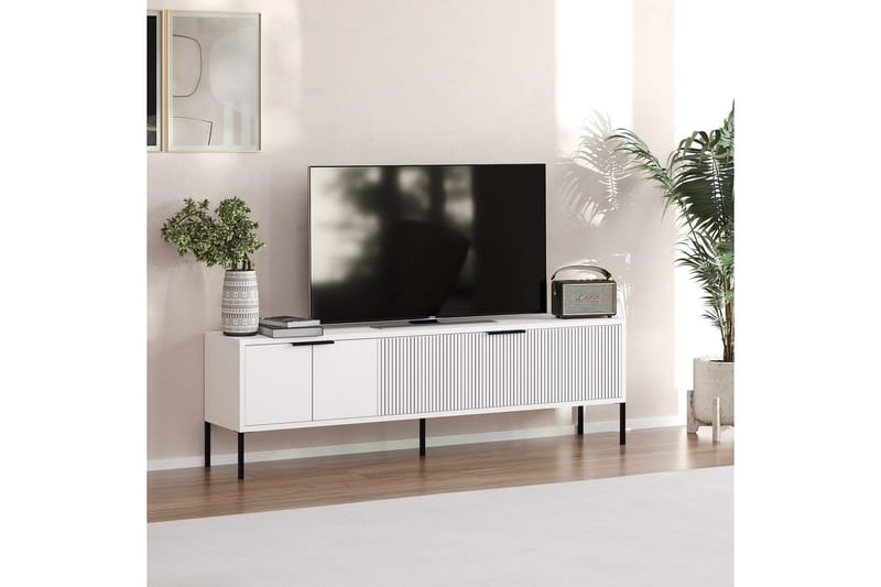 Hew Tv-bänk 150 cm - Vit - Möbler - Vardagsrum - Tv-möbler & mediamöbler - Tv-bänkar