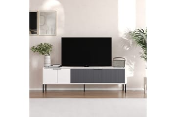 Hew Tv-bänk 150 cm - Vit/Antracit - Möbler - Vardagsrum - Tv-möbler & mediamöbler - Tv-bänkar