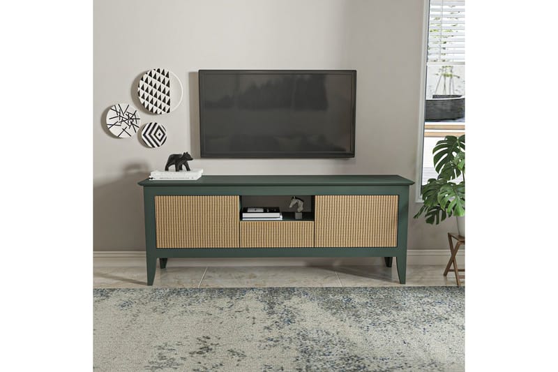 Hue Tv-bänk 150 cm - Grön - Möbler - Vardagsrum - Tv-möbler & mediamöbler - Tv-bänkar