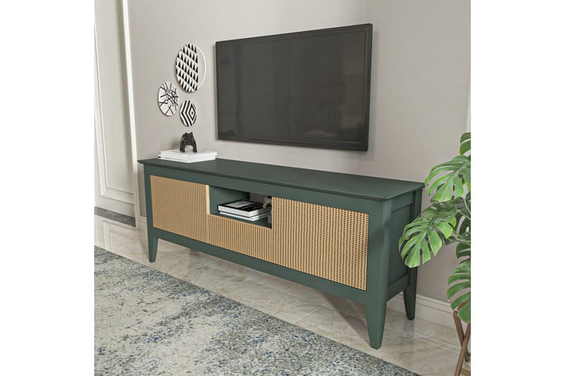 Hue Tv-bänk 150 cm - Grön - Möbler - Vardagsrum - Tv-möbler & mediamöbler - Tv-bänkar