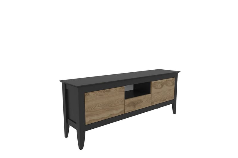Hue Tv-bänk 150 cm - Svart/Ek - Möbler - Vardagsrum - Tv-möbler & mediamöbler - Tv-bänkar