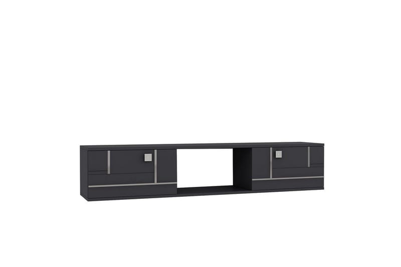 Jorin Tv-bänk 150 cm - Antracit/Silver - Möbler - Vardagsrum - Tv-möbler & mediamöbler - Tv-bänkar
