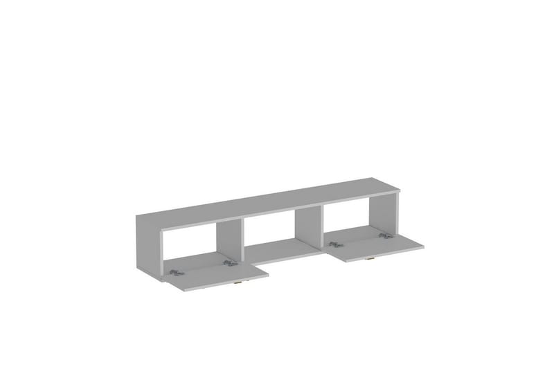 Jorin Tv-bänk 150 cm - Vit/Silver - Möbler - Vardagsrum - Tv-möbler & mediamöbler - Tv-bänkar