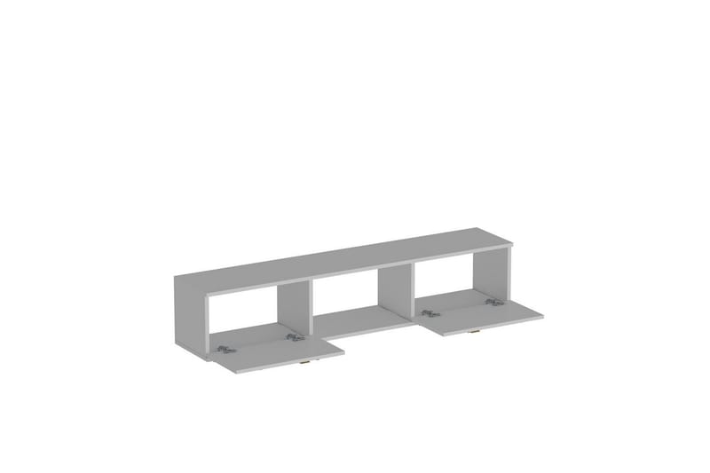 Jorin Tv-bänk 150 cm - Vit/Silver - Möbler - Vardagsrum - Tv-möbler & mediamöbler - Tv-bänkar