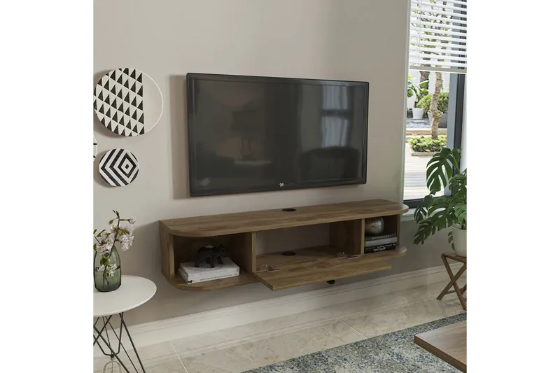 Kalvos Tv-bänk 120 cm - Ek - Möbler - Vardagsrum - Tv-möbler & mediamöbler - Tv-bänkar