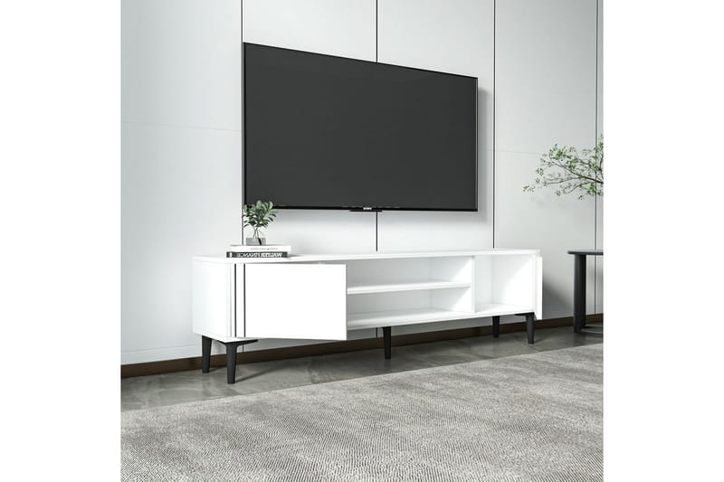 Klyne Tv-bänk 140 cm - Vit - Möbler - Vardagsrum - Tv-möbler & mediamöbler - Tv-bänkar