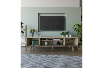 Kollumber Tv-stativ 180x30 cm - Brun/Antracit - Möbler - Vardagsrum - Tv-möbler & mediamöbler - Tv-bänkar
