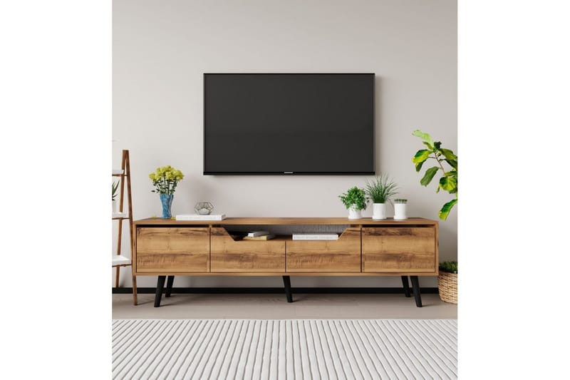 Kollumber Tv-stativ 180x30 cm - Valnöt - Möbler - Vardagsrum - Tv-möbler & mediamöbler - Tv-väggfästen & mediastativ - Tv stativ & väggfästen