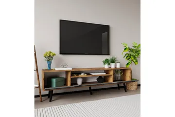 Kollumber Tv-stativ 180x30 cm - Valnöt/Antracit - Möbler - Vardagsrum - Tv-möbler & mediamöbler - Tv-bänkar