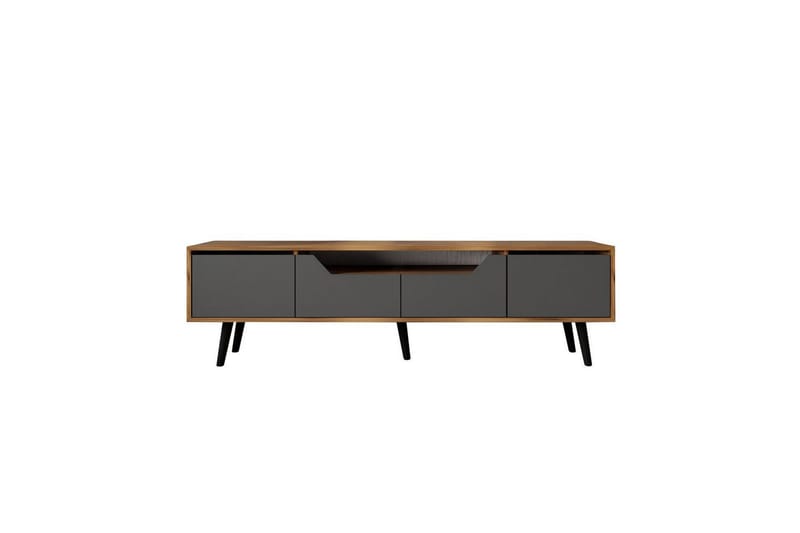 Kollumber Tv-stativ 180x30 cm, Valnöt/Antracit