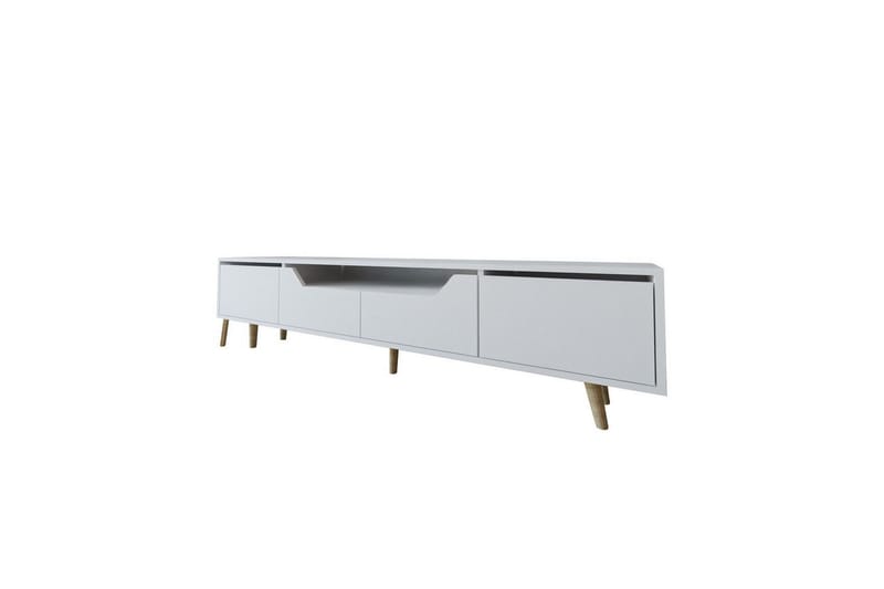 Kollumber Tv-stativ 180x30 cm - Vit - Möbler - Vardagsrum - Tv-möbler & mediamöbler - Tv-väggfästen & mediastativ - Tv stativ & väggfästen