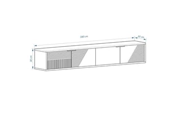Kulwant Tv-bänk 180 cm - Vit - Möbler - Vardagsrum - Tv-möbler & mediamöbler - Tv-bänkar