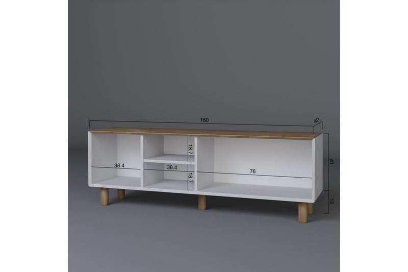 Kuniyoshi Tv-bänk 160 cm - Ek - Möbler - Vardagsrum - Tv-möbler & mediamöbler - Tv-bänkar