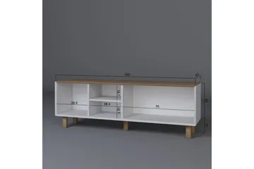 Kuniyoshi Tv-bänk 160 cm - Ek - Möbler - Vardagsrum - Tv-möbler & mediamöbler - Tv-bänkar