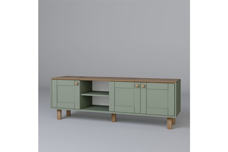 Kuniyoshi Tv-bänk 160 cm - Grön - Möbler - Vardagsrum - Tv-möbler & mediamöbler - Tv-bänkar