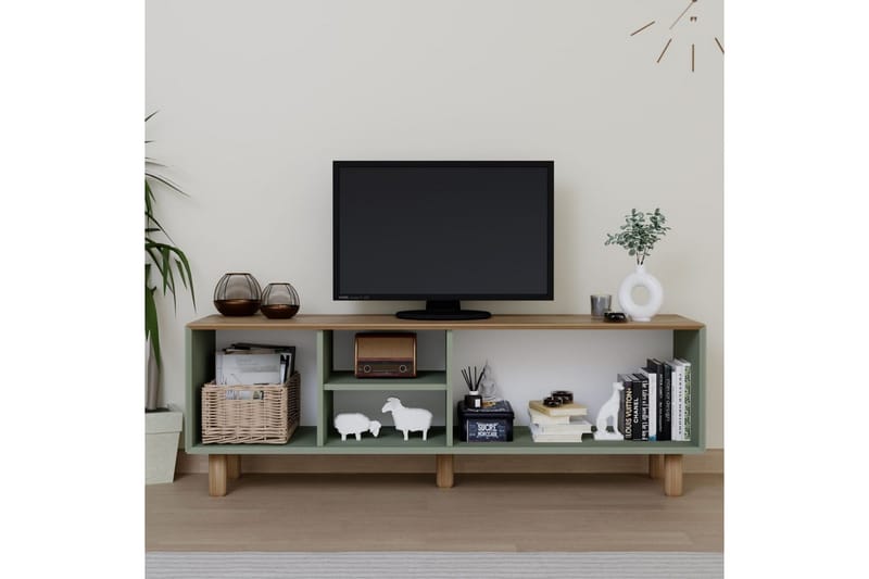 Kuniyoshi Tv-bänk 160 cm - Grön - Möbler - Vardagsrum - Tv-möbler & mediamöbler - Tv-bänkar